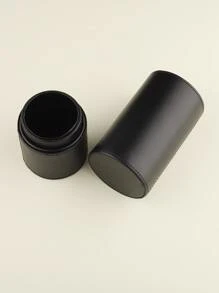 Makeup Brush Storage Box - Black - View 2