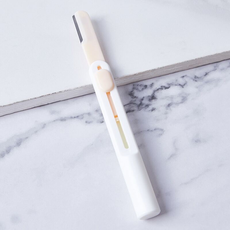 

Eyebrow Trimming Knife, Beige