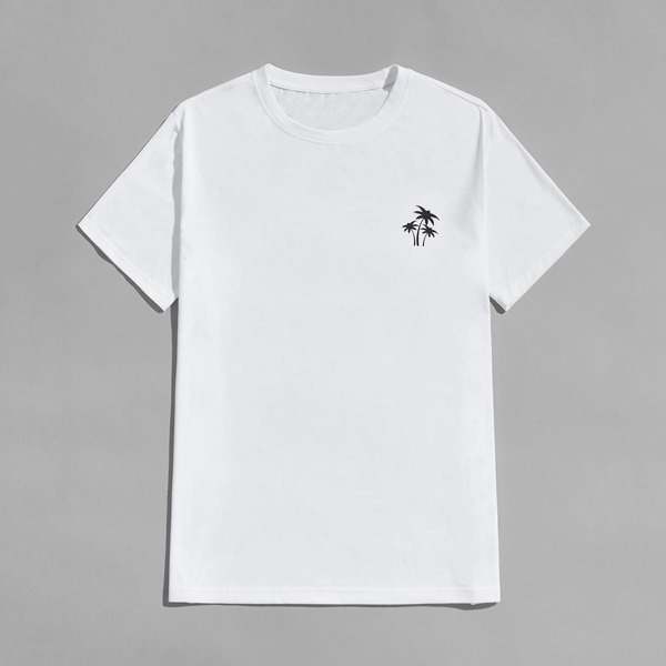 

Men Cartoon Graphic Sleep Top, White