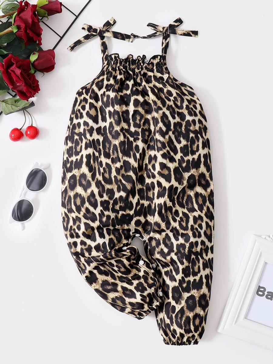 Áo liền quần Em bé viền lá sen Báo Giải trí - Nhiều màu - Xem 1