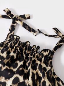 Áo liền quần Em bé viền lá sen Báo Giải trí - Nhiều màu - Xem 3