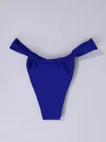 Tanga Bikini Thong - Royal Blue - View 2