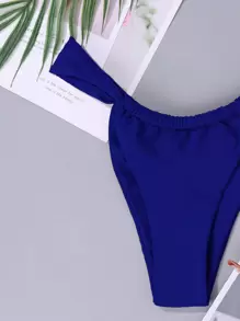 Tanga Bikini Thong - Royal Blue - View 3