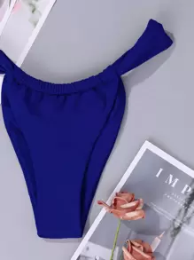 Tanga Bikini Thong - Royal Blue - View 4