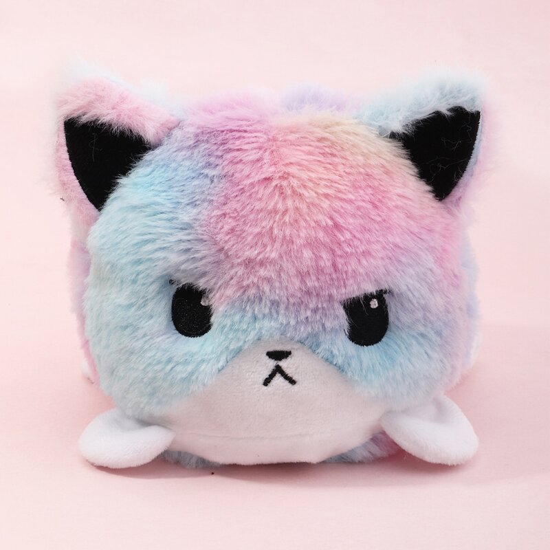 

1pc Double Side Flipping Pet Plush Toy, Multicolor
