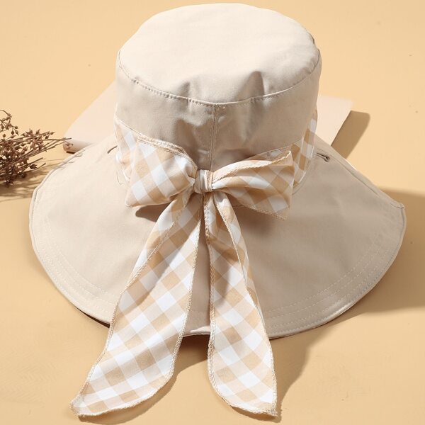 

Bow Tie Bucket Hat, Beige
