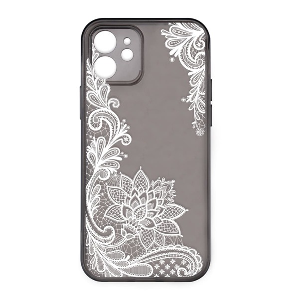 

Floral Lace Pattern Phone Case, Clear