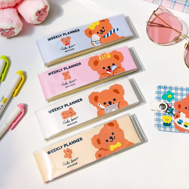 

1pc Cartoon Bear Print Random Memo Pad, Multicolor