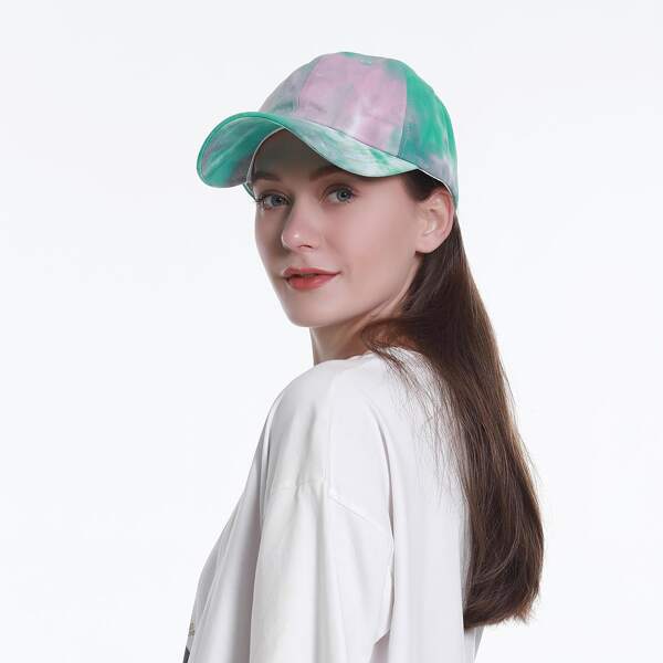 

Tie Dye Baseball Cap, Multicolor