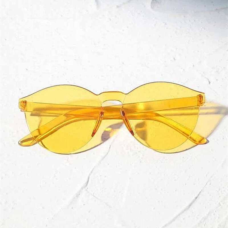 

Rimless Round Frame Sunglasses