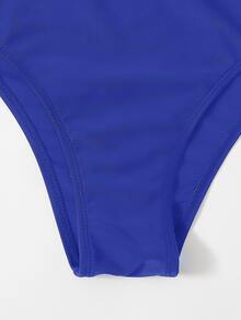 3packs Scallop Trim Bikini Set, For Summer Beach Vacation - Royal Blue - View 4