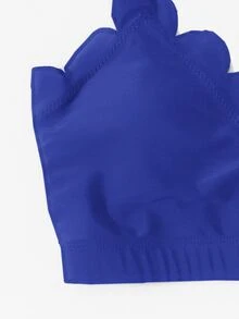 3packs Scallop Trim Bikini Set, For Summer Beach Vacation - Royal Blue - View 5