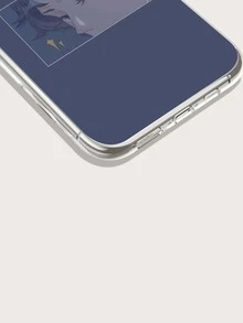 Vỏ điện thoại hình nhân vật - Màu xanh bụi bặm - Xem 3