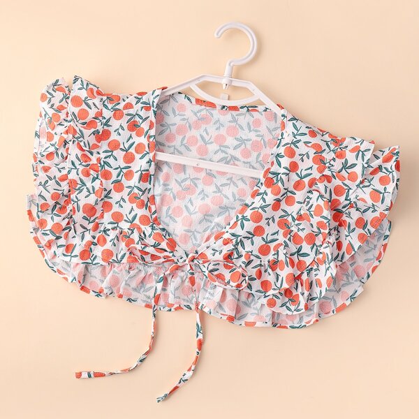 

Fruit Print Dickey Collar, Multicolor