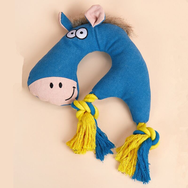 

1pc Donkey Pet Sound Toy, Blue