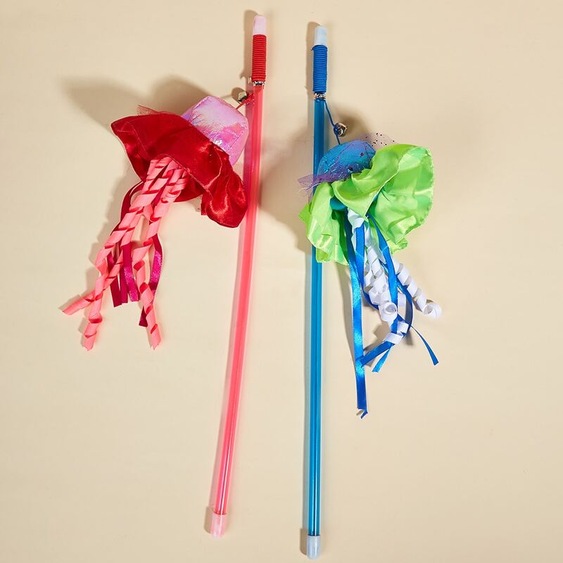 

1pc Random Octopus Detail Cat Teaser Stick, Multicolor
