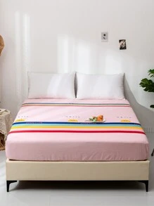 Lenzuolo con angoli a righe - Multicolore - Visualizzare 1