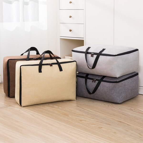 

1pc Random Color Quilt Storage Bag, Multicolor