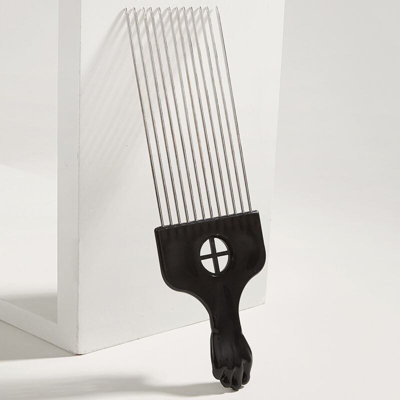 

1pc Hair Pick Comb, Black