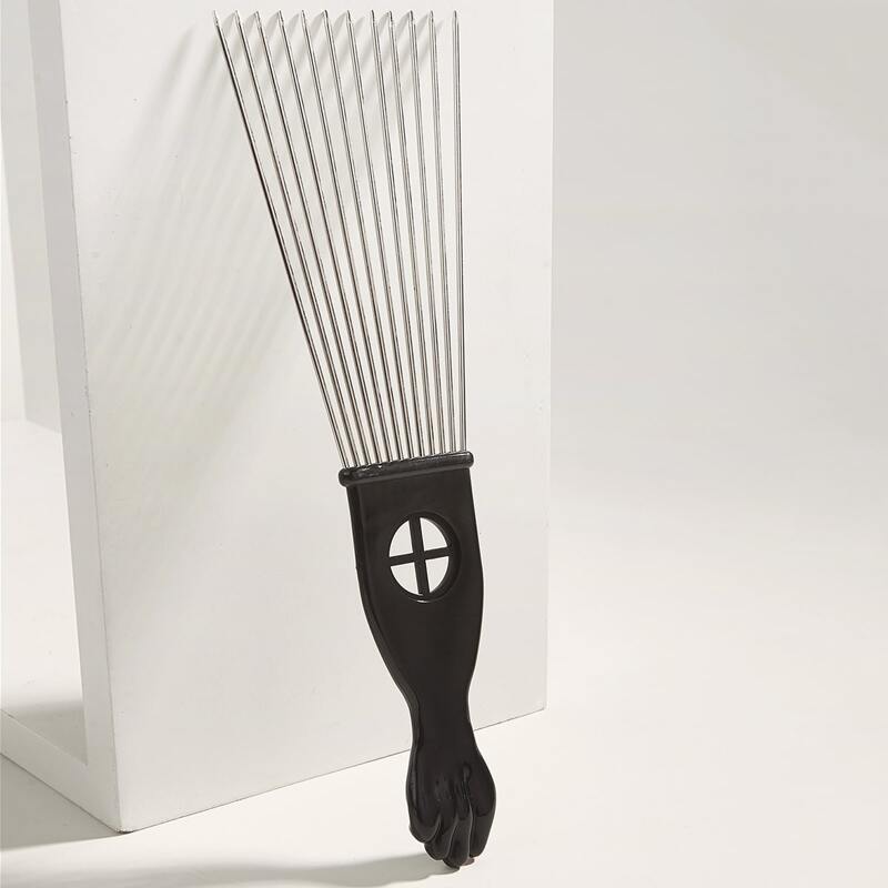 

1pc Hair Pick Comb, Black