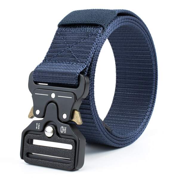 

Men Minimalist Tape Belt, Navy blue