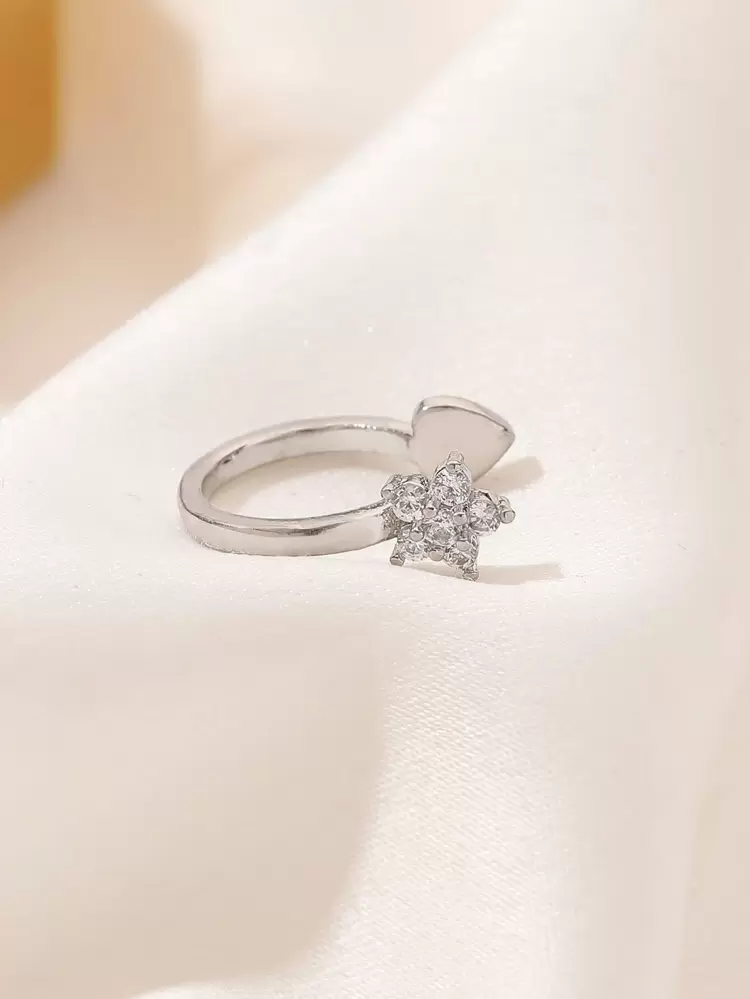 1pc Rhinestone Decor Ear Cuff