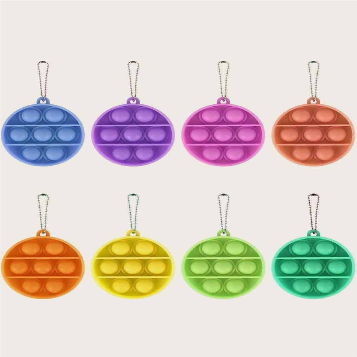 

1pc Random Round Push Bubble Toy, Multicolor