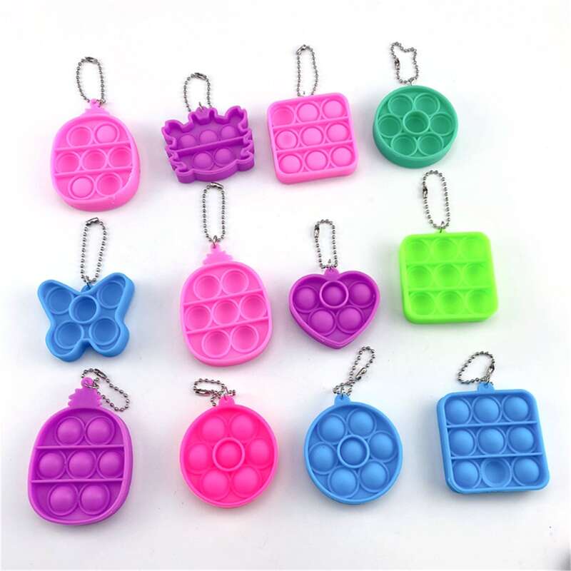 

1pc Random Mini Push Bubble Toy, Multicolor