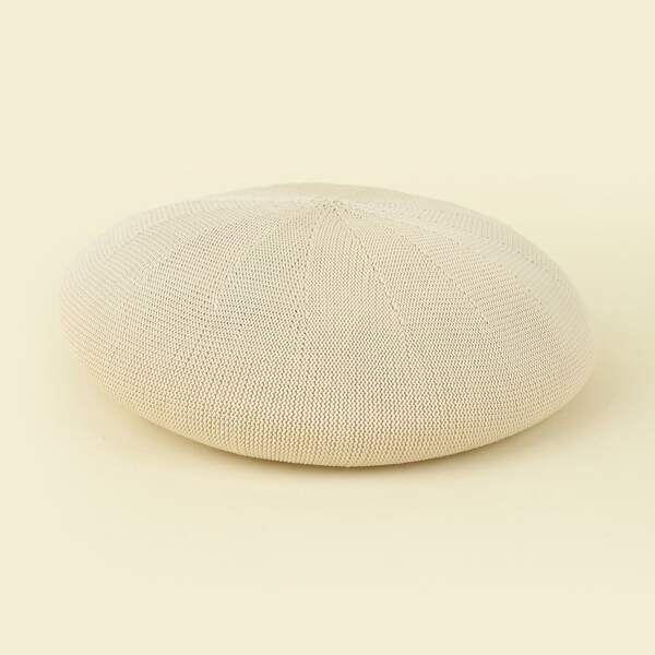 

1pc Solid Beret, Khaki