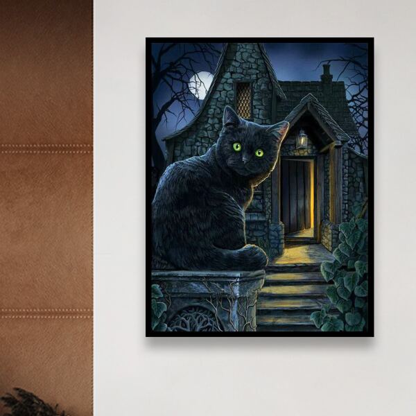 

Cat Pattern Diamond Painting Without Frame, Multicolor