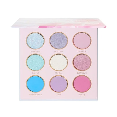 SHEGLAM Cloud Nine Palette 9-Clolor Matte Shimmer Eyeshadow Palette High Shine Bold Color Long Lasting Ultra Pigmented Blendable Styling Eyeshadow Brand Beauty Makeup Face Paint Cosmetic For Women Girls Perfect For Spring Summer Ideal For Y2K Fancy Fashion Suitable For Birthday Mother'S Day Gift Rave Party Ready Best Color