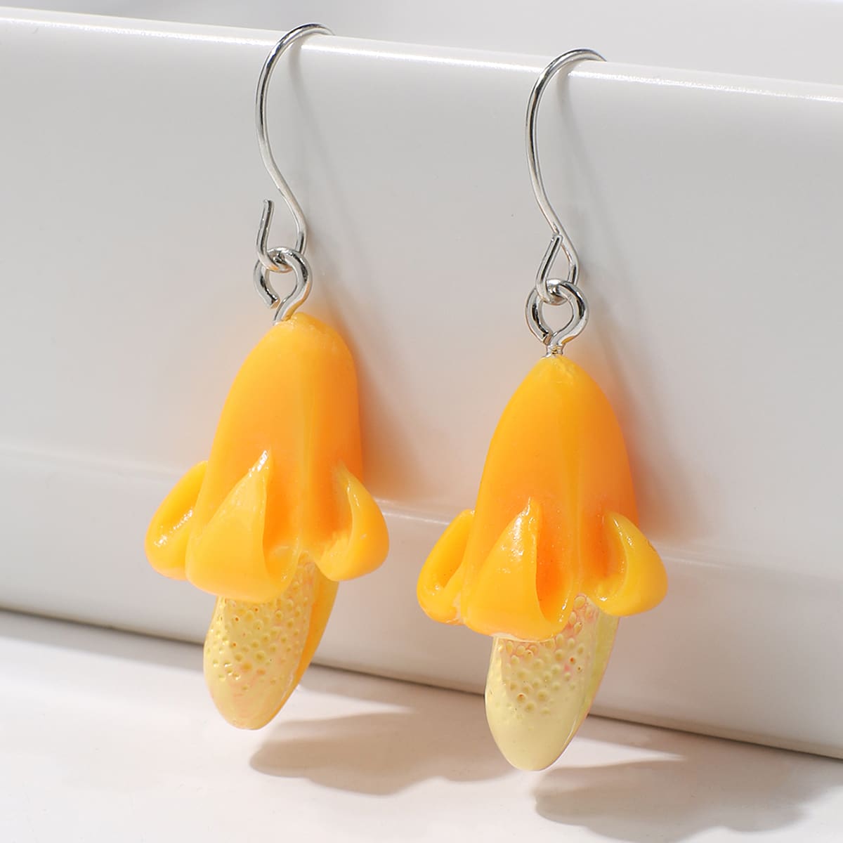 

Banana Drop Earrings, Orange