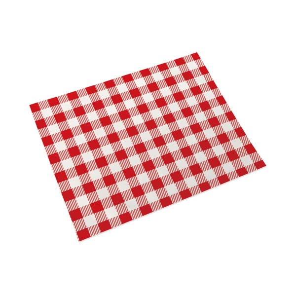 

Plaid Pattern Placemat, Red