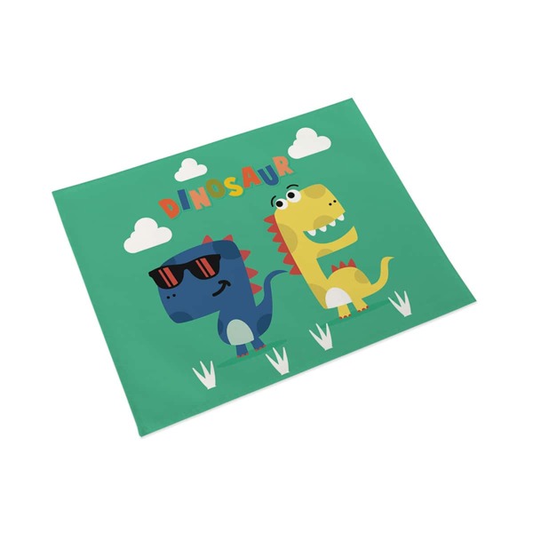 

Cartoon Dinosaur Print Placemat, Multicolor