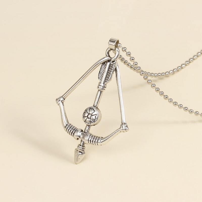 

Anchor Pendant Necklace, Silver