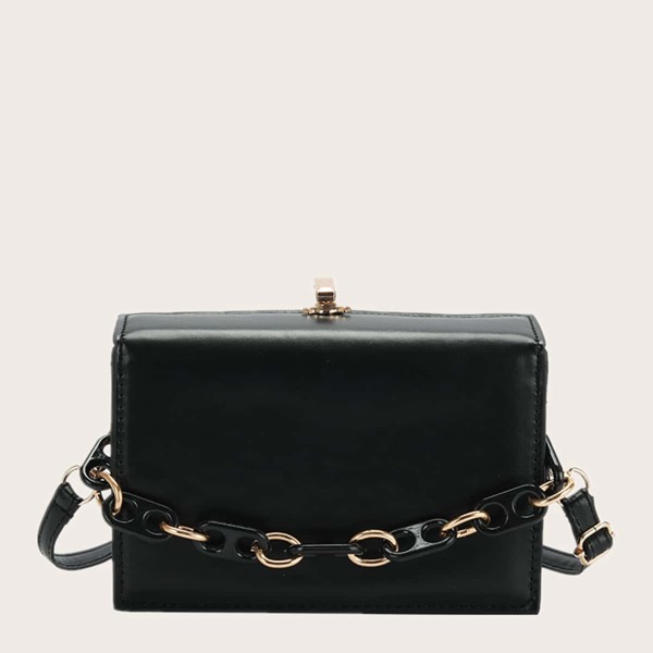 

Minimalist Satchel Bag, Black