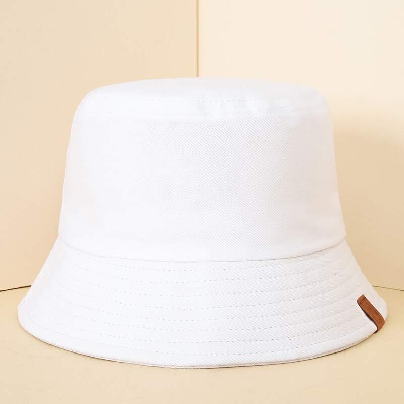 

Simple Bucket Hat, White