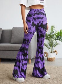 Muchica 紮染喇叭褲