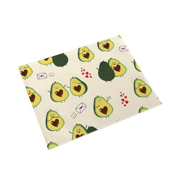 

Avocado Print Placemat, Multicolor