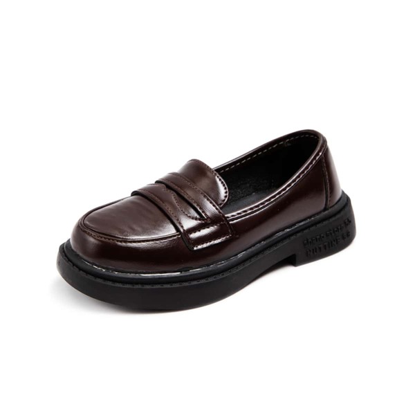 

Girls Minimalist Loafers, Brown