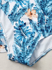 3packs Random Tropical Push Up Bikini Set & Cover Up, For Summer Beach Vacation - Multicolor - View 4