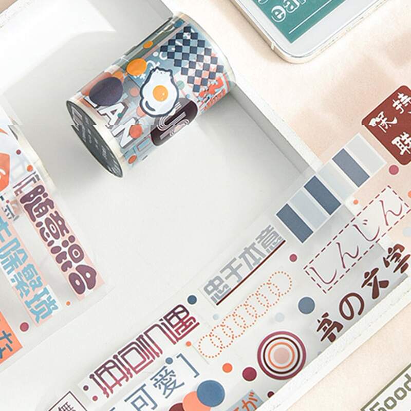 

1roll Random Pattern DIY Tape, Multicolor