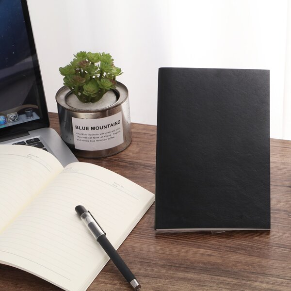 

1pc Random Color Notebook, Black