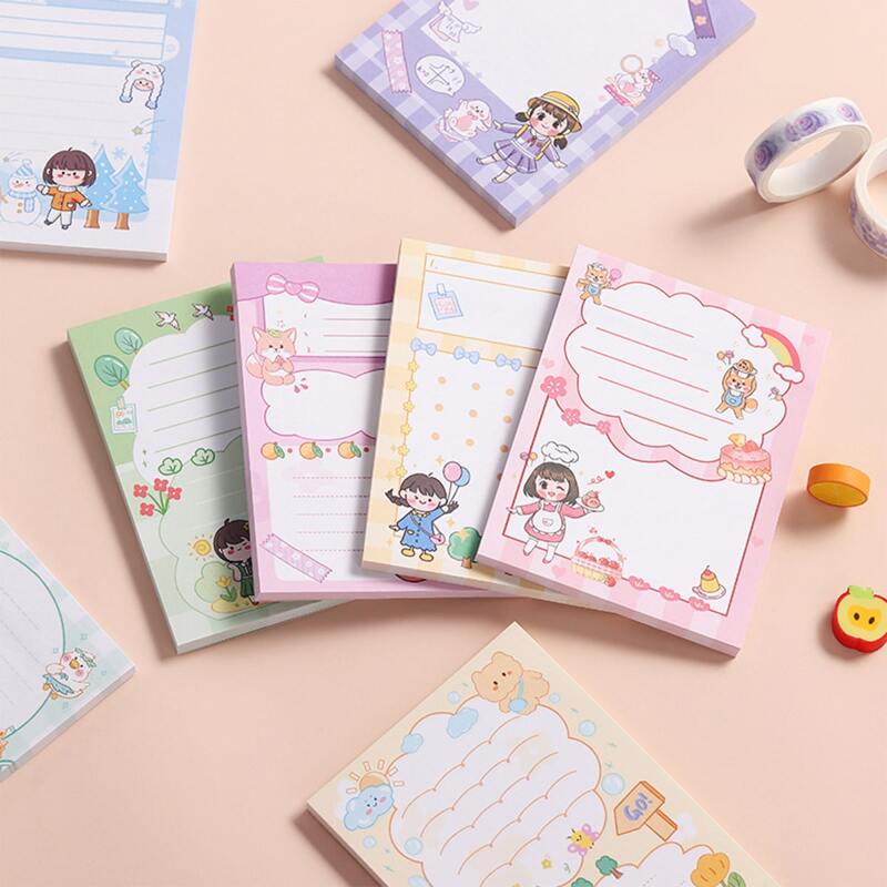

1pc Cartoon Graphic Random Sticky Note, Multicolor