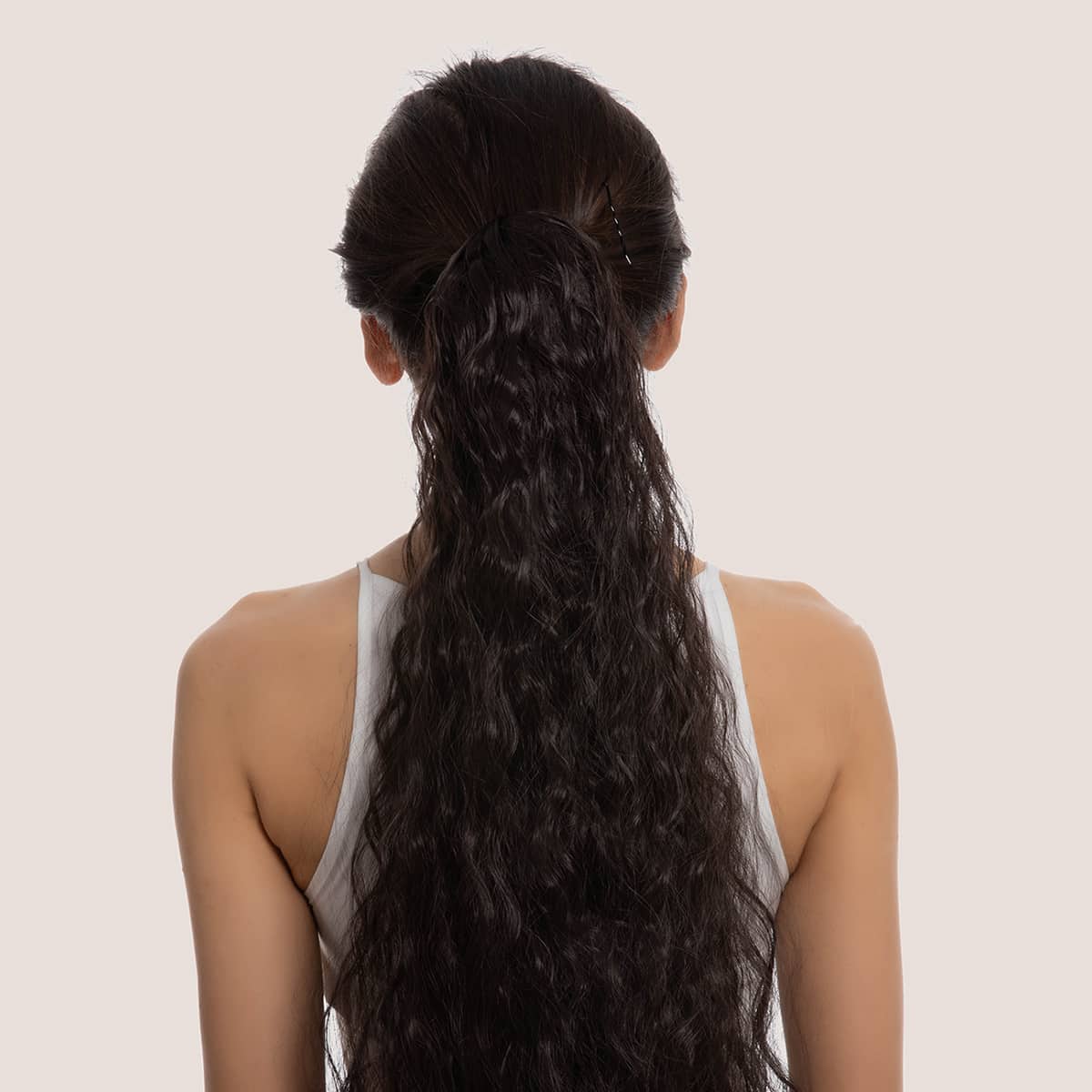 

Long Curly Ponytail Hair Extension, Brown