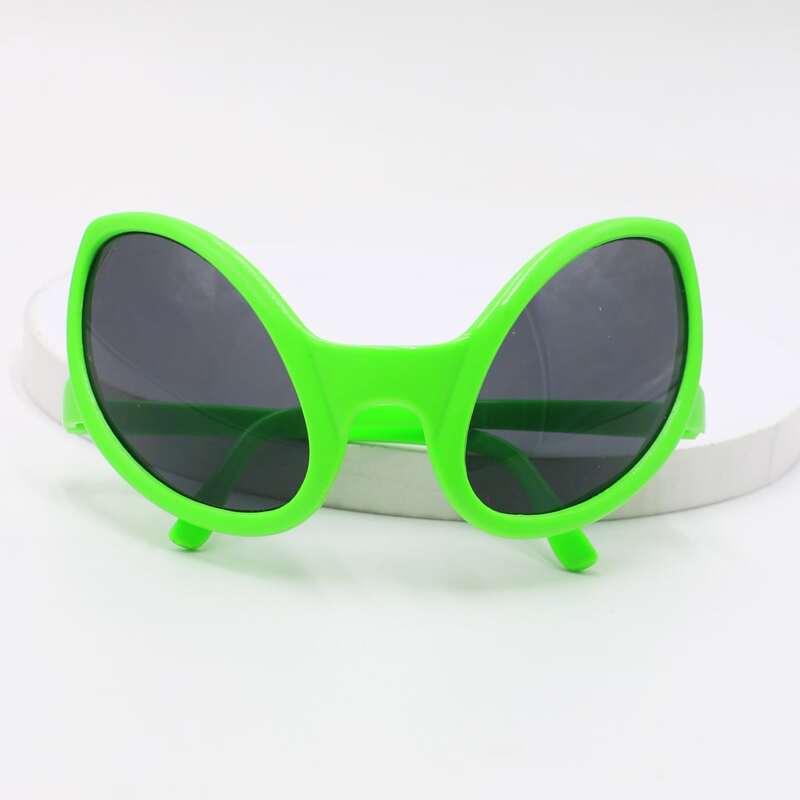 

Alien Shaped Funny Party Glasses, Green