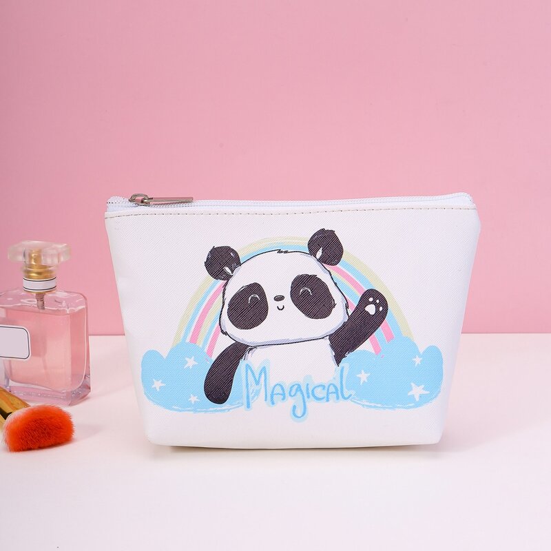 

Cartoon Panda Zipper Makeup Bag, Multicolor