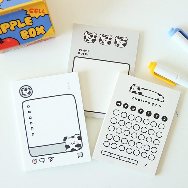 

1pc Random Cartoon Memo Pad, Multicolor