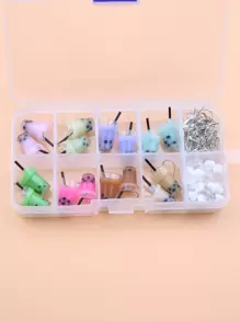 Set De Accesorios De Joyería Diy De Té Con Leche - Multicolor - Ver 1