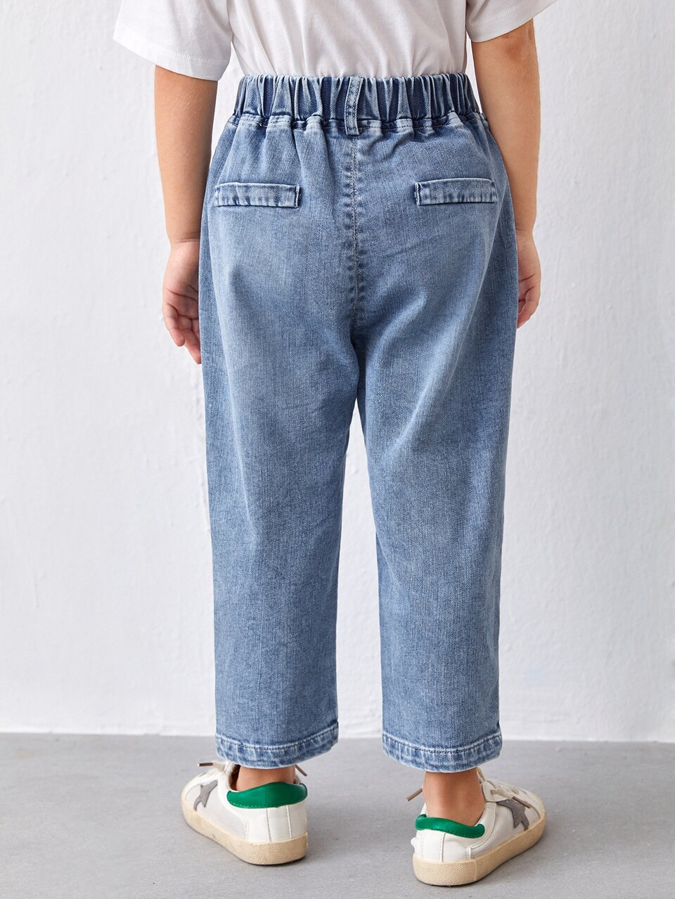 Toddler Boys Ripped Slant Pockets Jeans